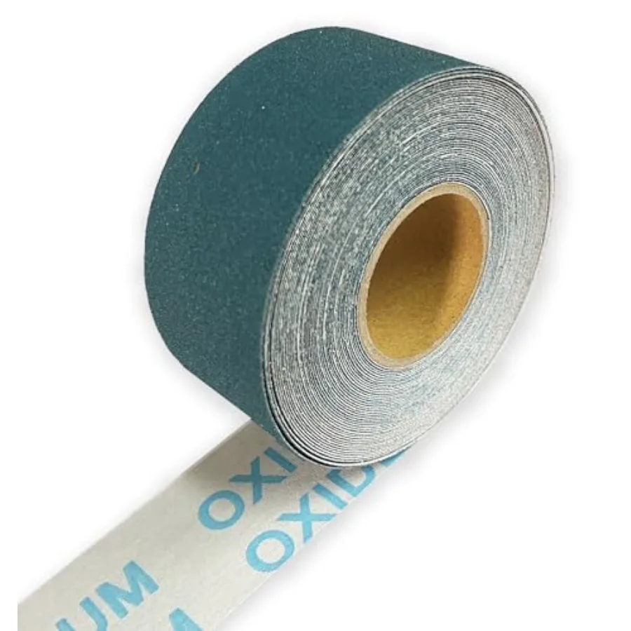

Waterproof Emery Cloth Roll Grit 120 Abrasive Wet of Dry Sandpaper 1.5 inch X 10 Yards Aluminum Oxide Sanding Rolls Sand Paper