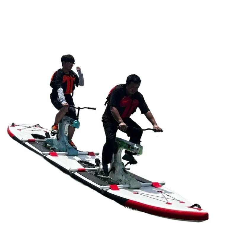 Double independent water bicycle scenic water amusement park parent-child sightseeing boat water bicycle