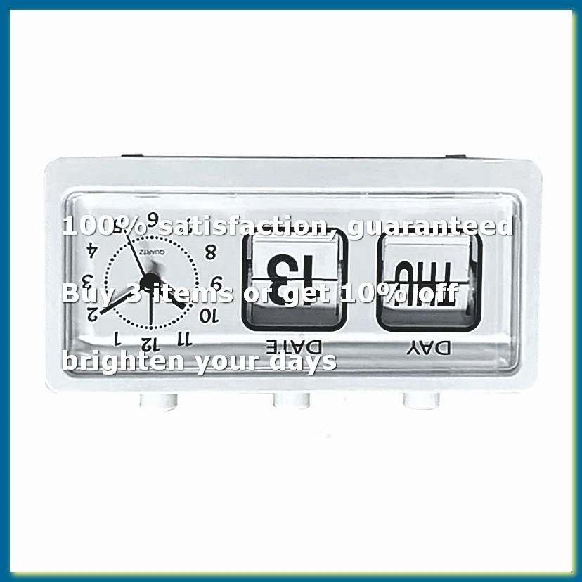 ●Mechanical Alarm Clock Novelty Flip Clock Desktop Digital Clock,White