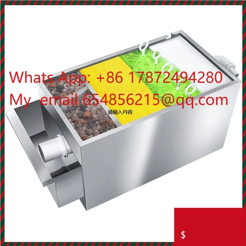 Large Filter Device High-quality Outdoor Fish Pond Filter Meshes Outdoor Koi Fish Pond Water Circulation System