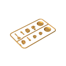 

Gobricks GDS-90096 Кукольная панель для кухонной посуды, совместимая с lego 93082b, детские образовательные строительные блоки «сделай сам», технические