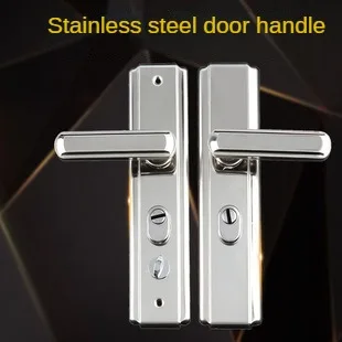 

304 Stainless Steel Anti-theft Entry Thickened Panel, Mechanical Door Handle