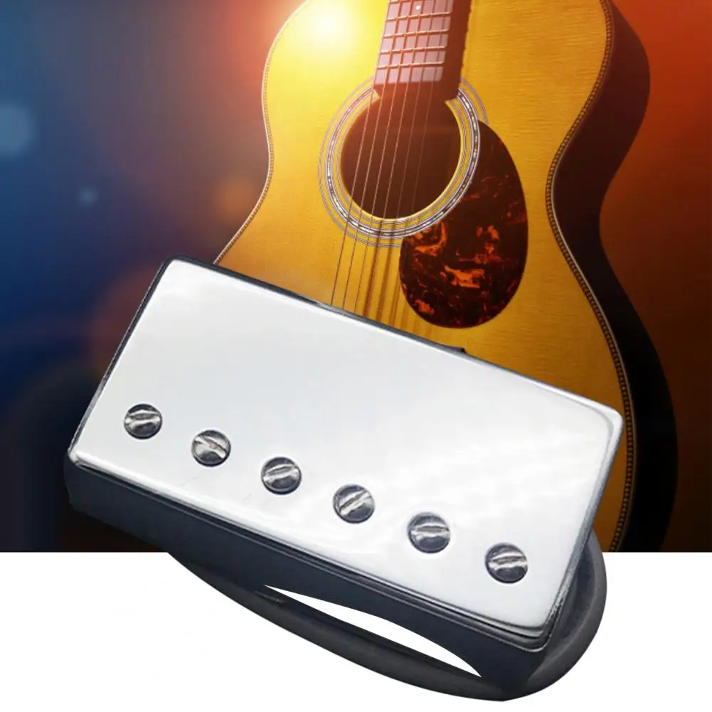 Electric Guitar Pickup Professional Wide Pickup Range Double Coil Bridge Neck Guitar Humbucker Equalizer Accessories