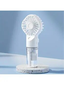 便攜式加濕風扇迷你手持噴霧冷風機USB充電風扇迷你噴水手持風扇,適用於家庭/辦公室 8 最佳銷售 水冷風扇 - №1
