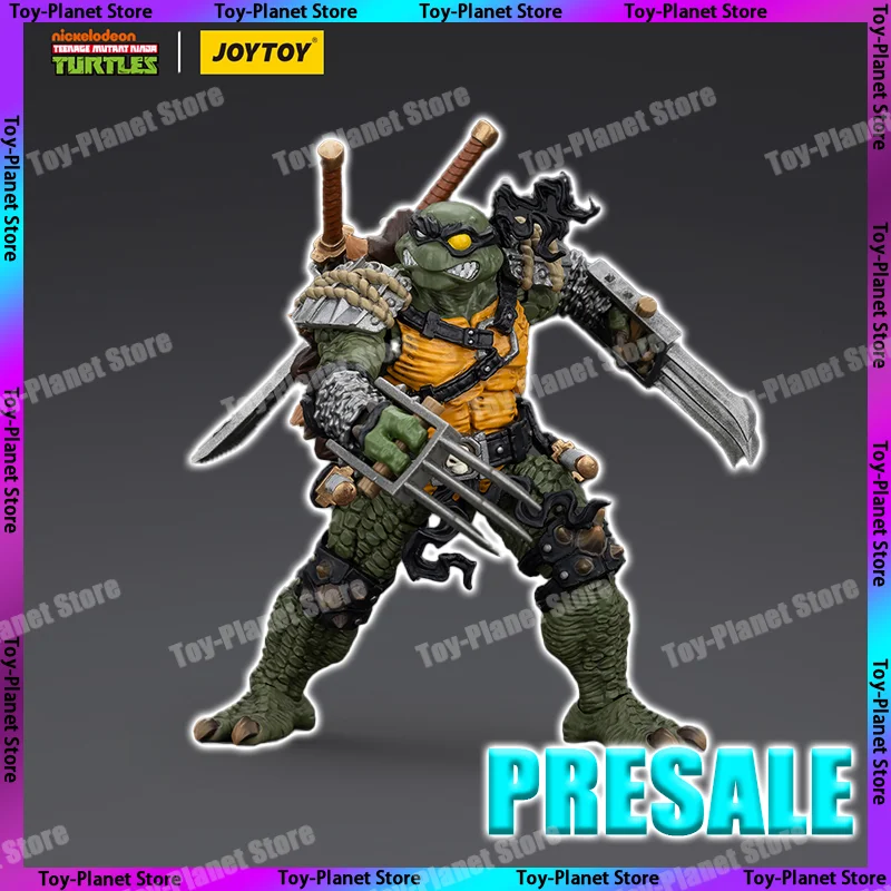 【Presale】Joytoy 1/18 Tmnt-Slash Turtles Action Figure Anime Toy Collectible Model Ornament Figrine Statue Customized Gift Toys