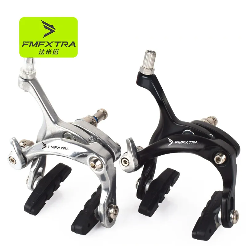 Yinglipu Dual Pivot Long Reach Caliper Brake Front Rear Rim Brake for Road Bike Fixed Gear Bike Modification Bicycle Brake Parts