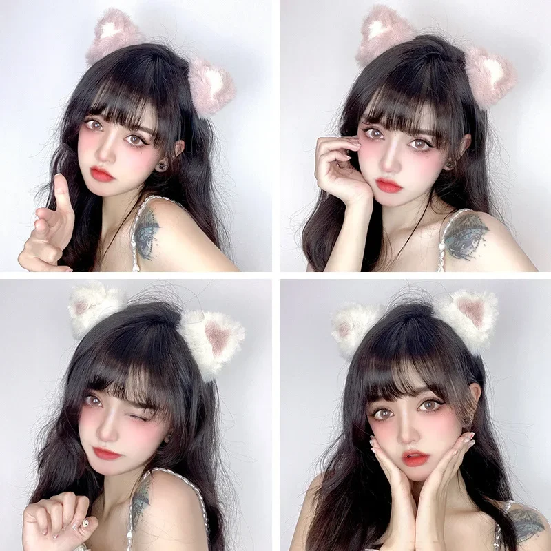 Hair Clips Furry Pince Cheveux Fille Accessories Girls Kpop Mollette Grampo De Cabelo Barrette Cheveux Cabelo Korean Cat Ears