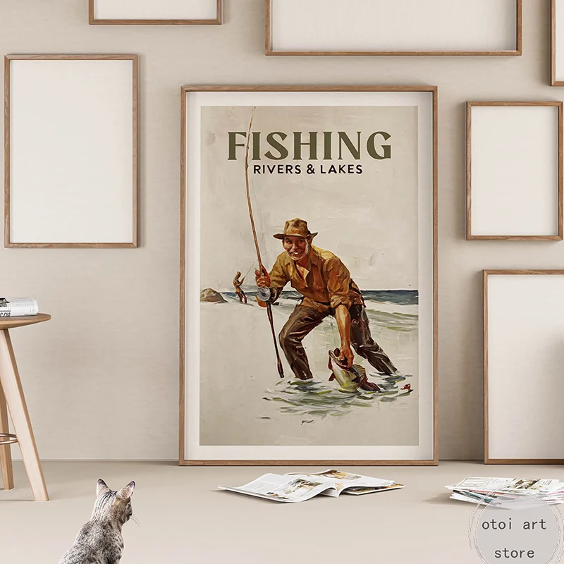 Affiches d'art de pêche à la m - Outdoor Hunting Pictures avis et prix