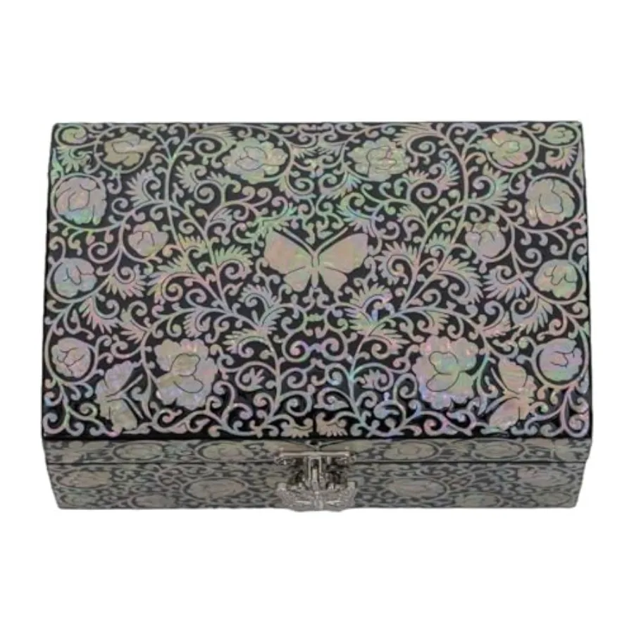 

Шкатулка из перламутра ручной работы - подарок на День матери, свадьбу, годовщину, Рождество, день рождения для женщин, у которых уже всё есть.