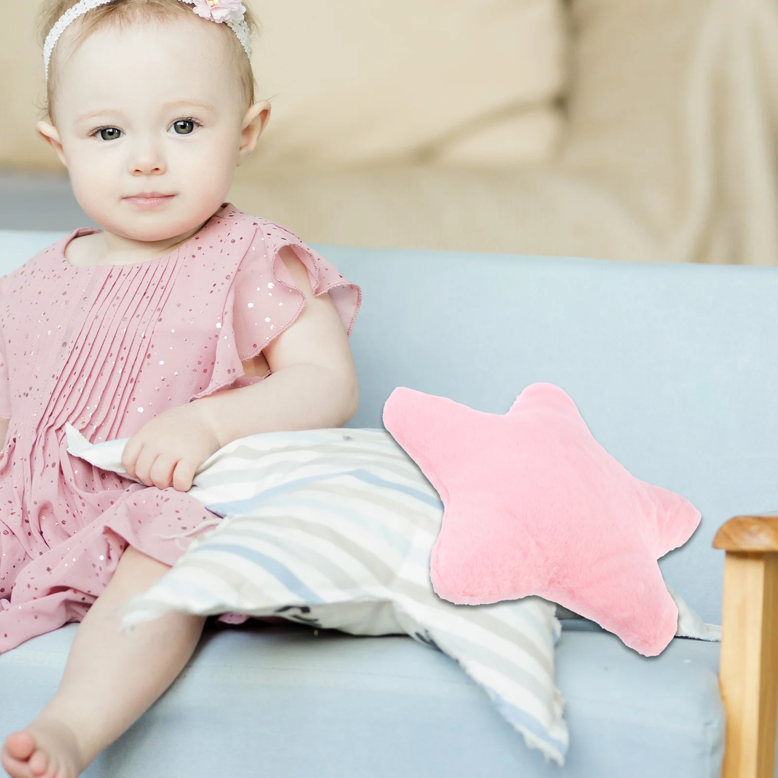 

Simulation Star Shaped Throw Pillow Soft PP Cotton Cloth Sofa Decorative Cuddly Home Decoration Star Pillow