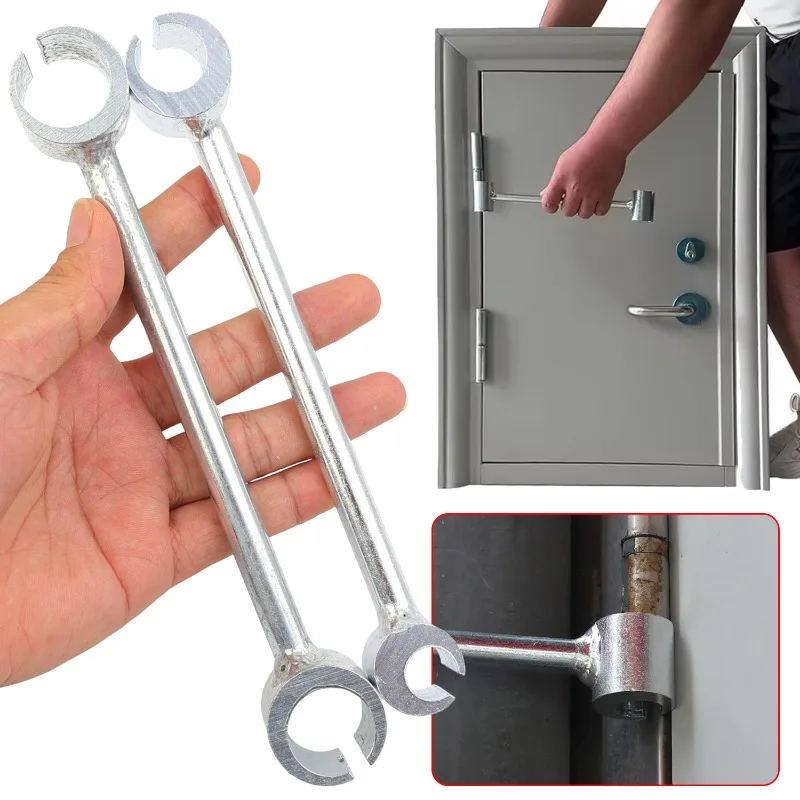 

Hinge Gap Adjusting Wrench Double Head Door Hinge Repair Spanner Labor-Saving Steel Wrenches Door Hinges Repair Hand Tools