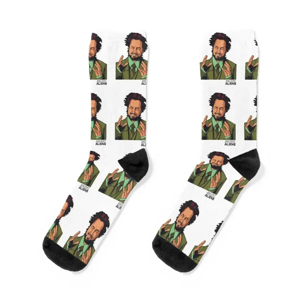 Ancient Aliens Giorgio Socks Running new year funny sock Boy Socks Women's