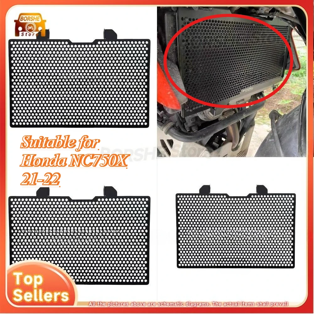 

Suitable for Honda NC750X 21-22 Radiator Guard Coolant Tank Cover Protector Mesh for New Model Modification