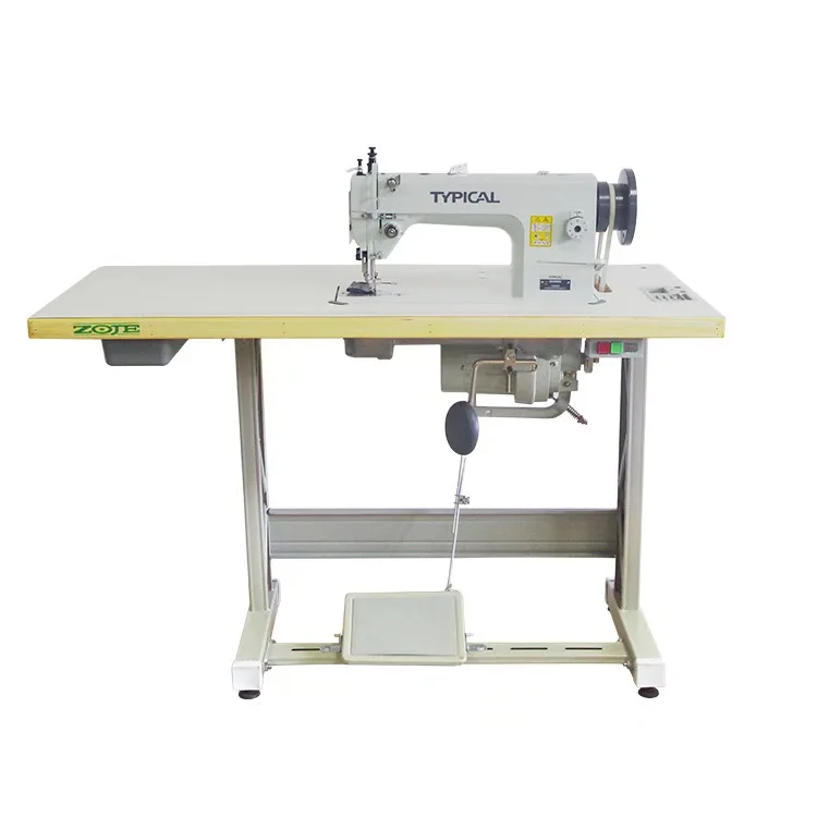 GC0303 	 triple feed industrial flat bed walking foot sewing machine leather 0303