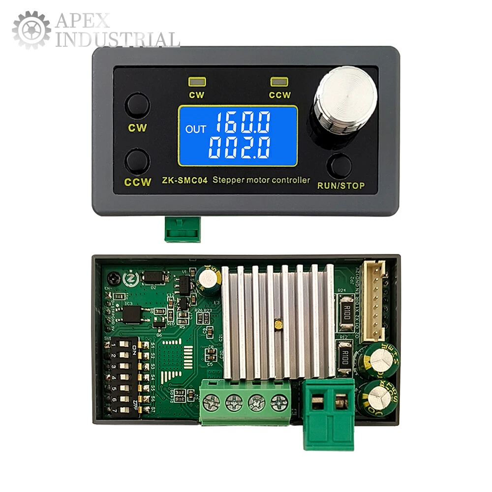 

SMC04 DC10-30V Мощный шаговый двигатель, встроенный привод 42 57, 86, шаговый двигатель, контроллер двигателя управления вперед и назад