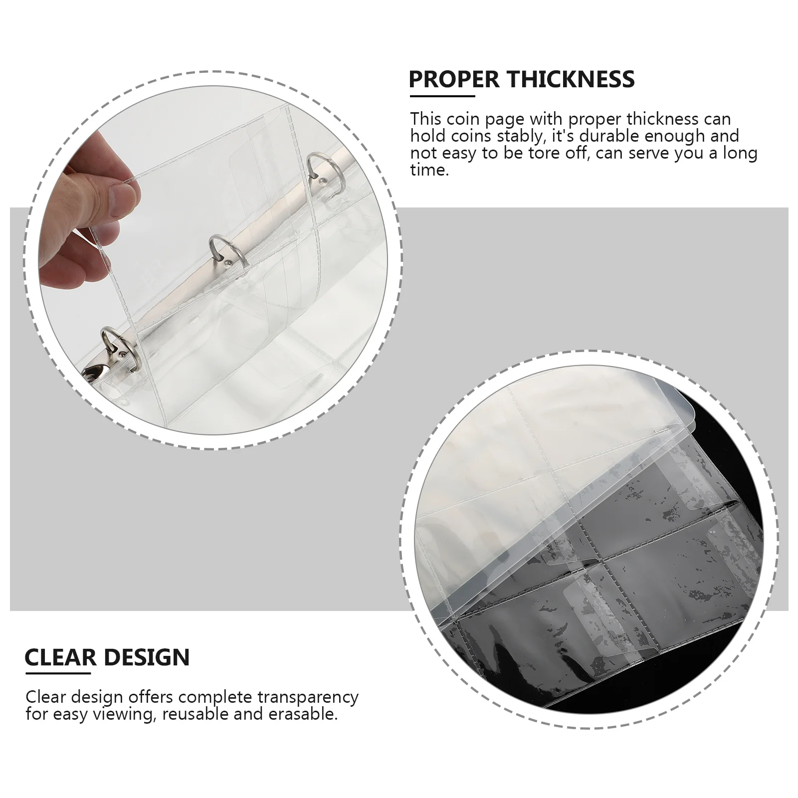 

1 комплект, 1 комплект, брелок для ключей, страница для хранения 6 карманов, альбом для монет, держатель для сбора значков, многоразовые прозрачные карманы, папка для книг с монетами