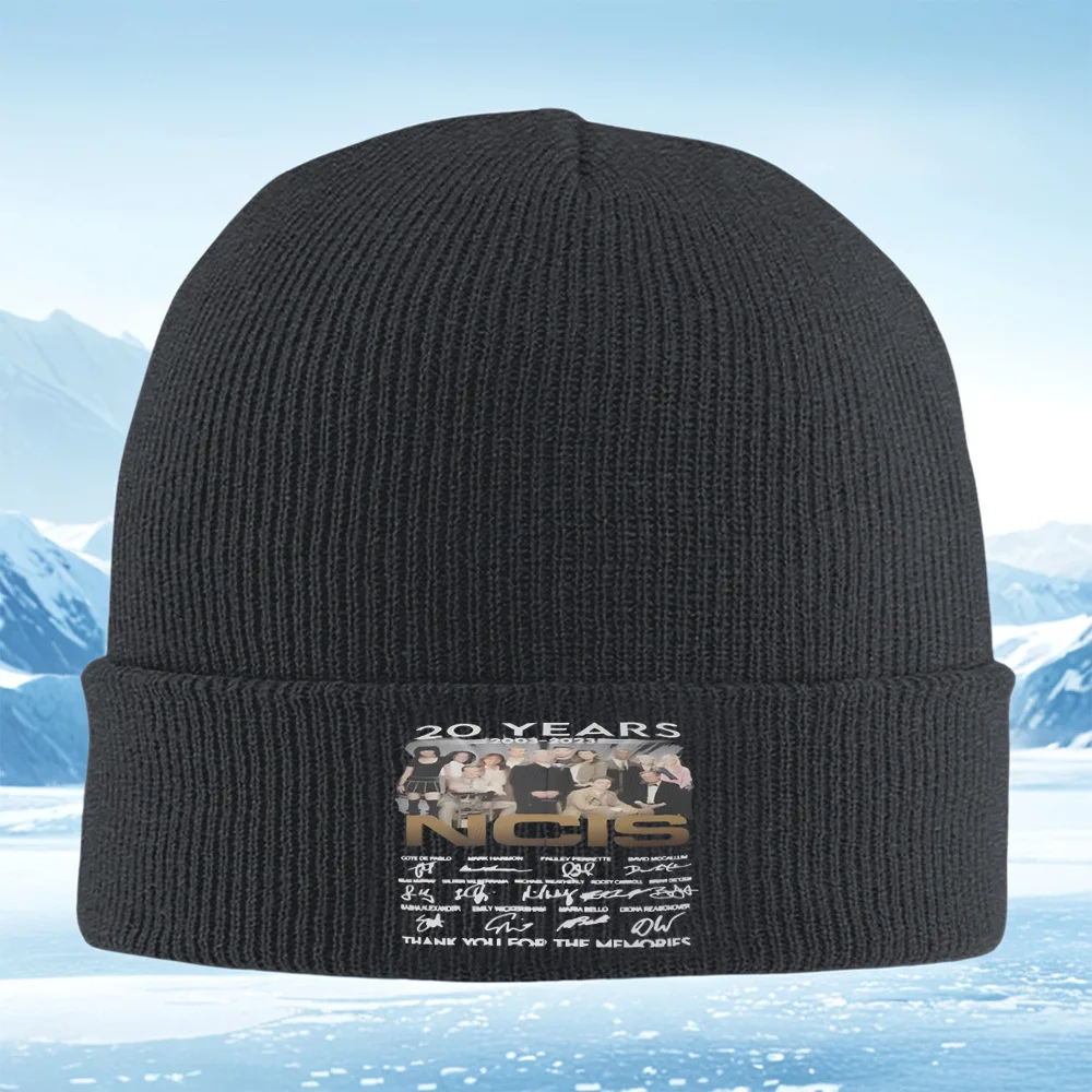 NCIS литые и подписы, двадцать лет, мужская и женская вязаная шапка унисекс, шапка-пуловер, зимняя теплая теплая рождественская уличная шапка Cyc