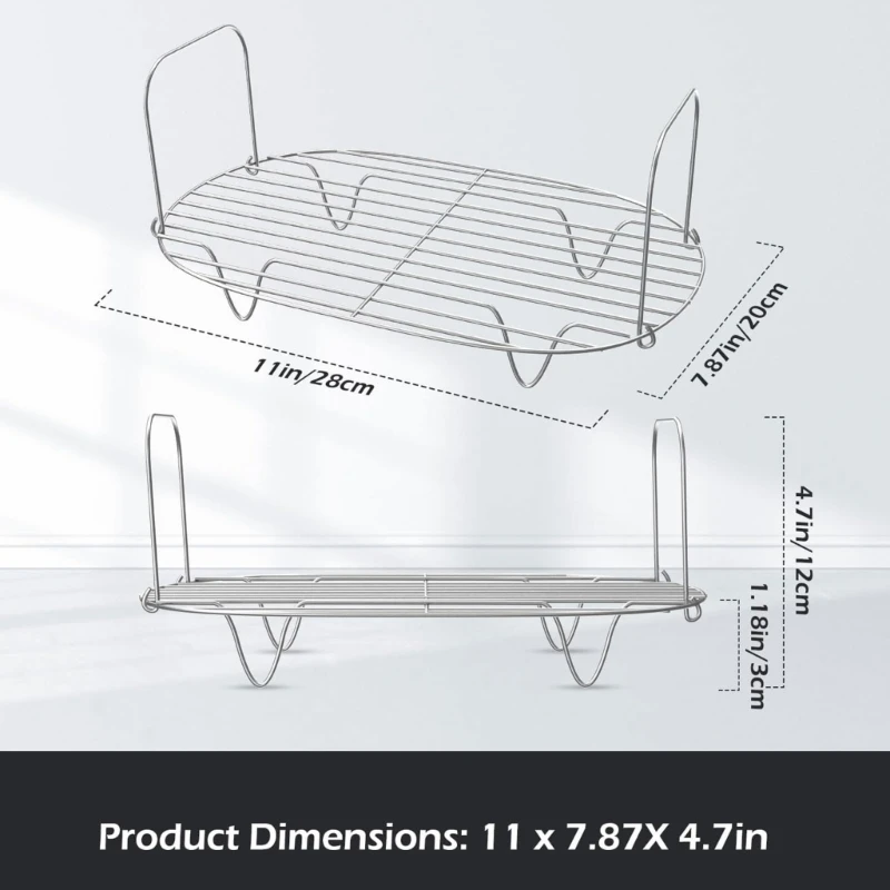رف بخار من الفولاذ المقاوم للصدأ، حامل طعام للطباخ المحتمل MC1001A MC1001Q 918D