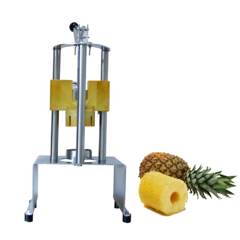 Commercial Ananas Peeler And Corer Machine Pineapple Peeler Corer Slicer Cutter Equipment