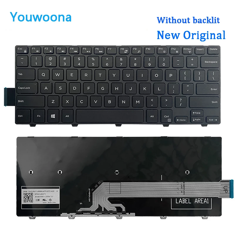 New Original Laptop Keyboard For Dell 14 3000 5000 3445 3446 5455 M5455 3448 3451 3459 3441 3442 3447 3449 3458