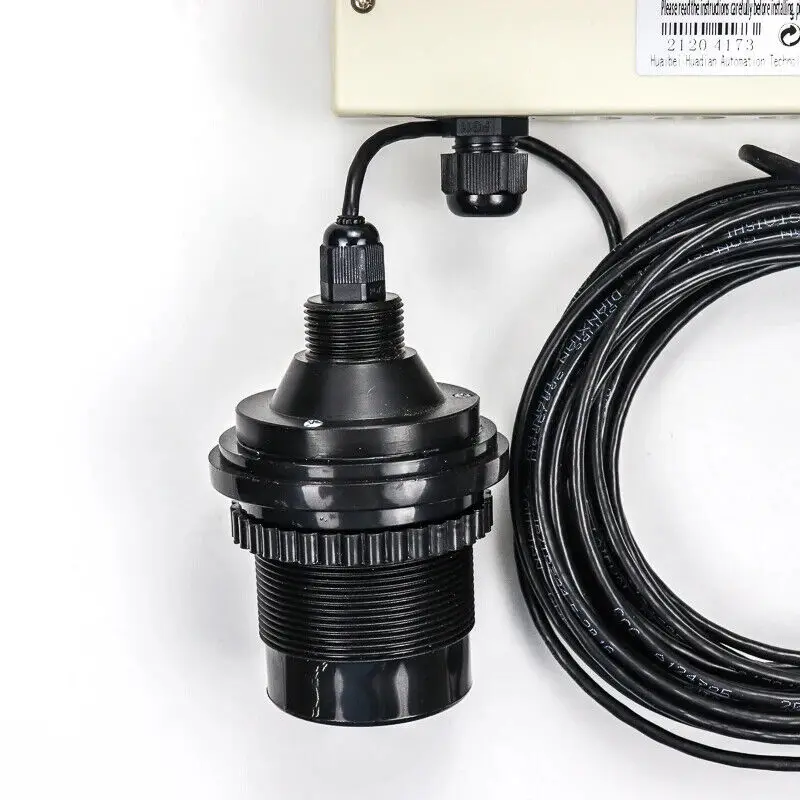 Split Ultrasonic Level Gauge Non-contact Liquid Level Sensor Water Tank Fuel Oil