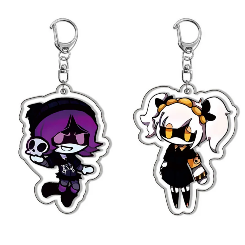 Recycled Acrylic Keychain for Murder Drones Uzi Doorman Lizzy Doll Tessa Elliott N V J Anime Keychain Couple Pendant Gift