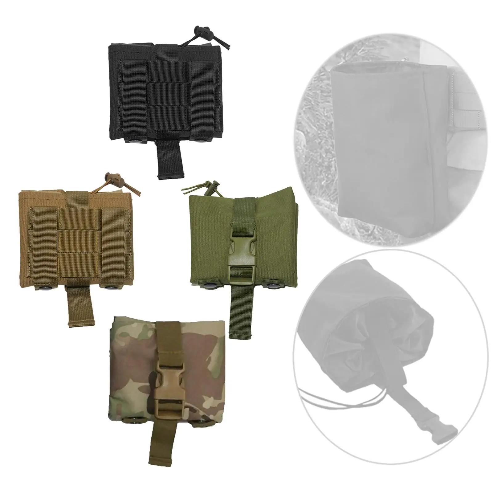 Multifunction Waist Packs Drawstring Bag Magazine Dump Pouch for Hunting