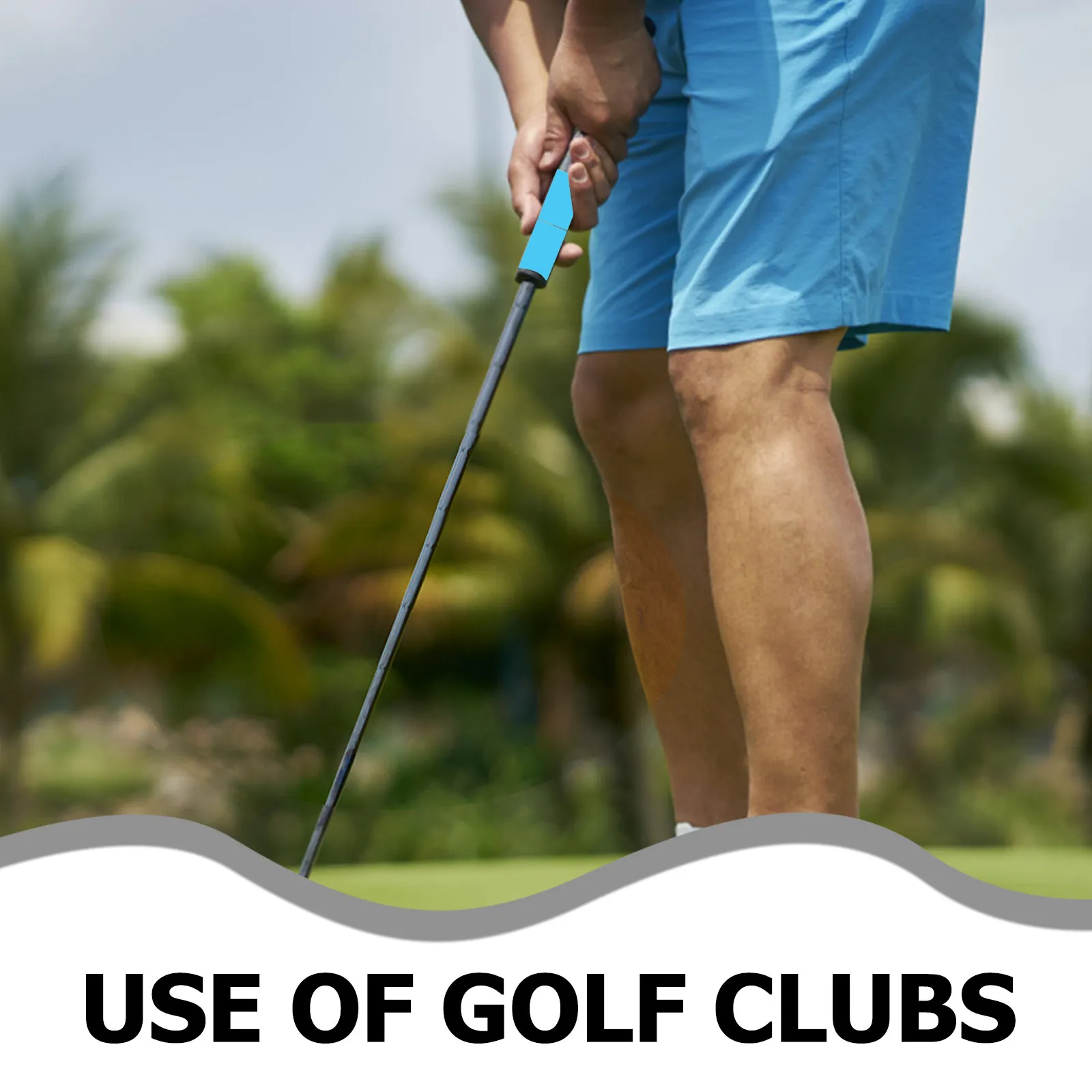 13Pcs Golf Grip Tape Strips Double-Sided 9.94x2.16in Removable Sticky Adhesive for All Clubs Quick Grip Installation No Residue