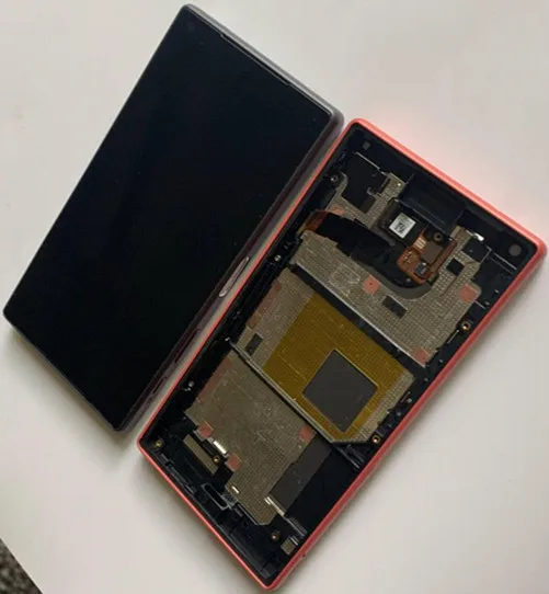 Nuevo para SONY Xperia Z5 pantalla LCD compacta montaje de digitalizador con pantalla táctil E5803 E5823 para 4,6 "SONY Z5 Mini LCD con enchufe de marco