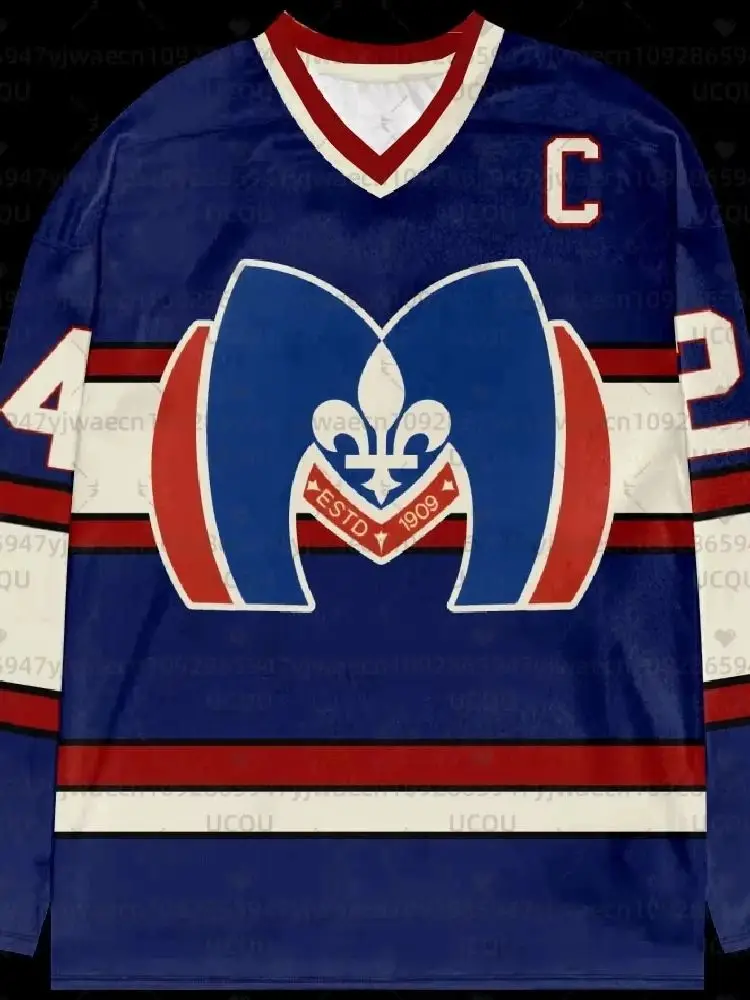 2026 Heren Nieuwe Verwarmde Rivalry Hockey Jersey Lange Mouwen Tee Heren Dames Rozanov HOLLANDER V-hals T-shirt Unisex Tops Truien - afbeelding 2