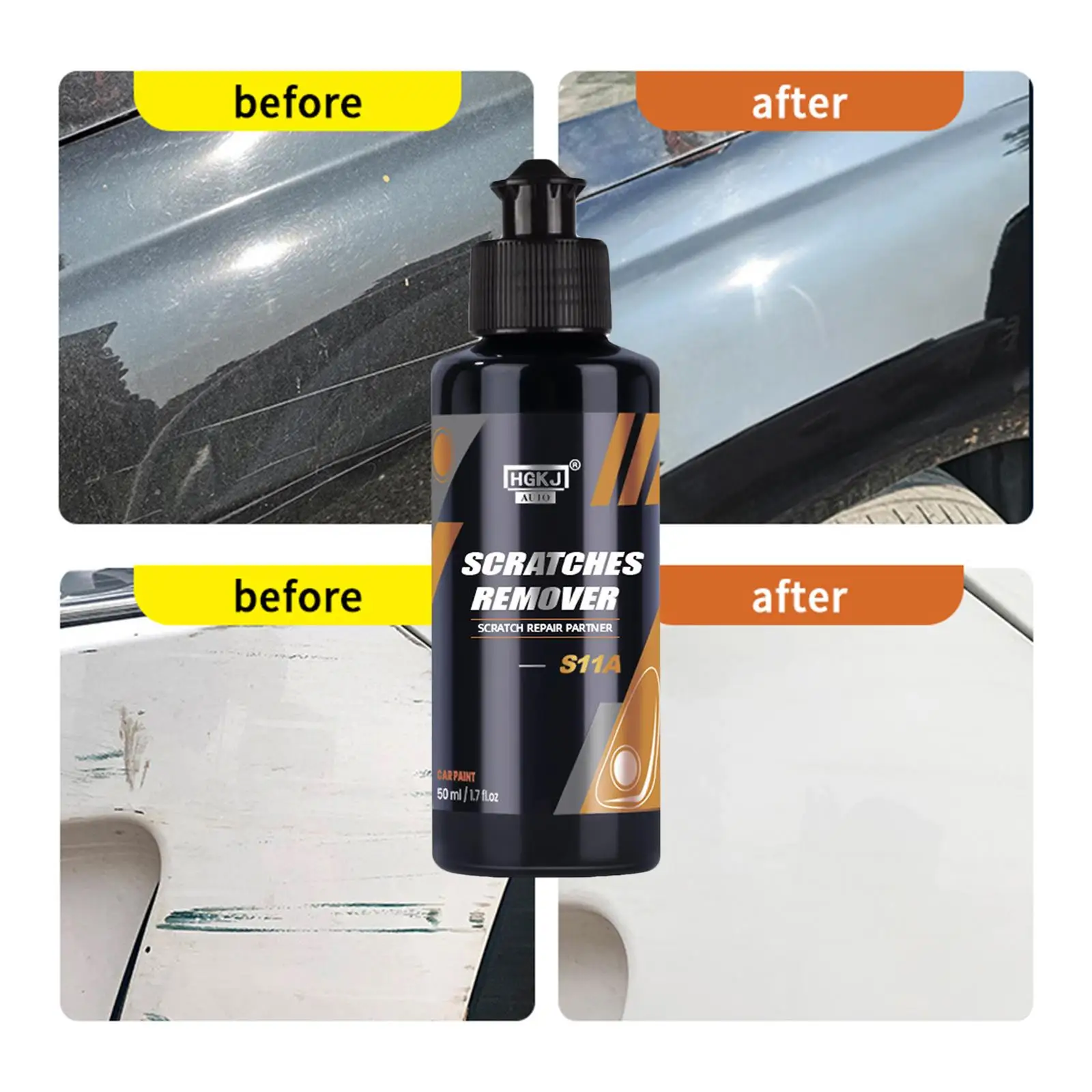 

Car Scratch Swirl Remover, Light Moderate Scratches Repair Paint Repair Coating