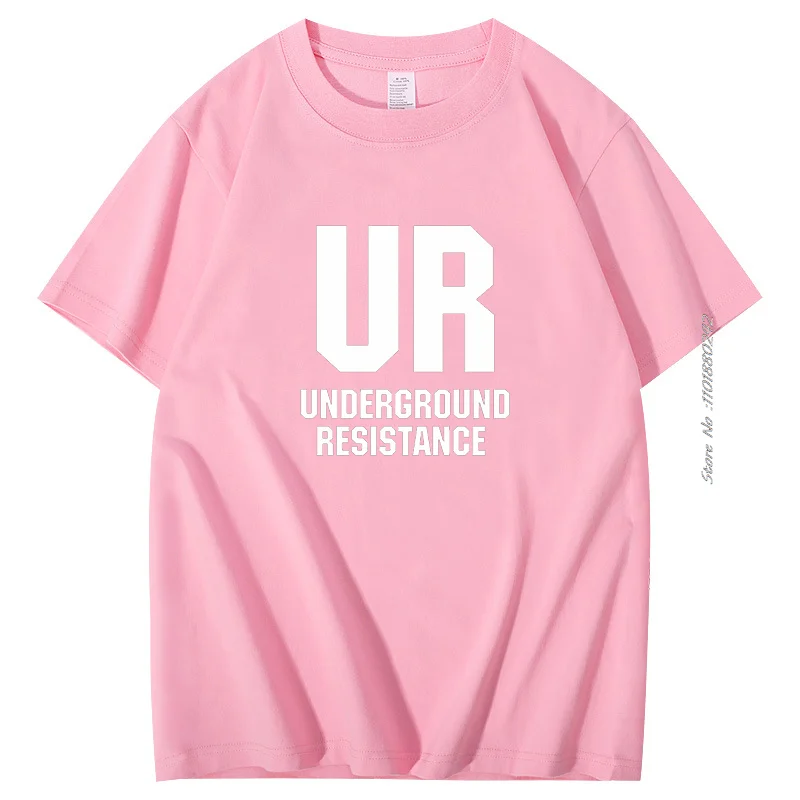 Underground Resistance,Detroit Techno,Pioneers,Jeff Mills,Robert Hood,Acid House Hot Summer Short Sleeve T-Shirt Mens Clothes
