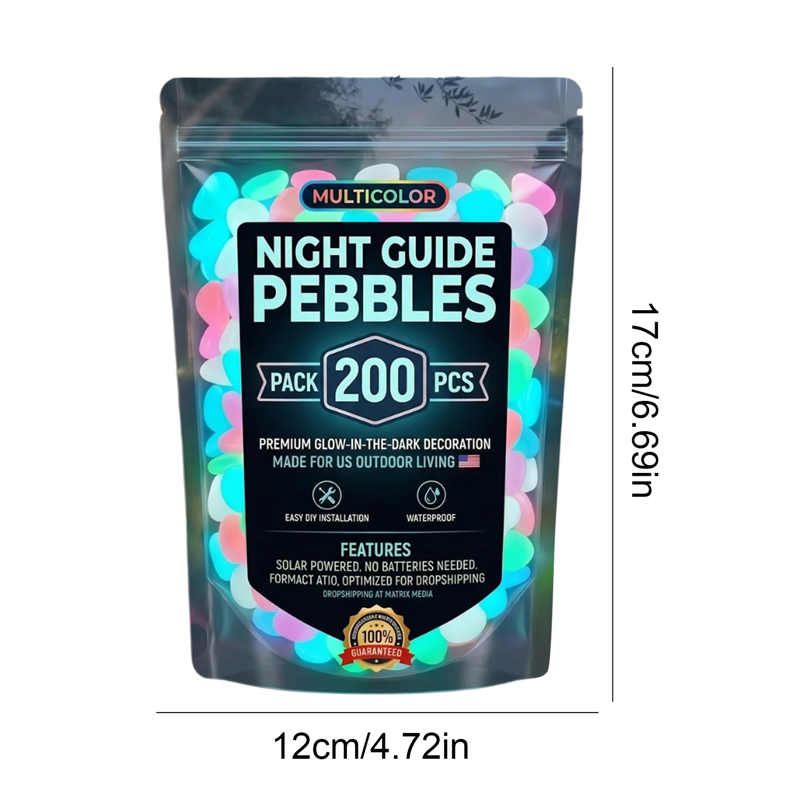 200/400/600pcs Glow In The Dar - Fish Aquarium Guide review and price