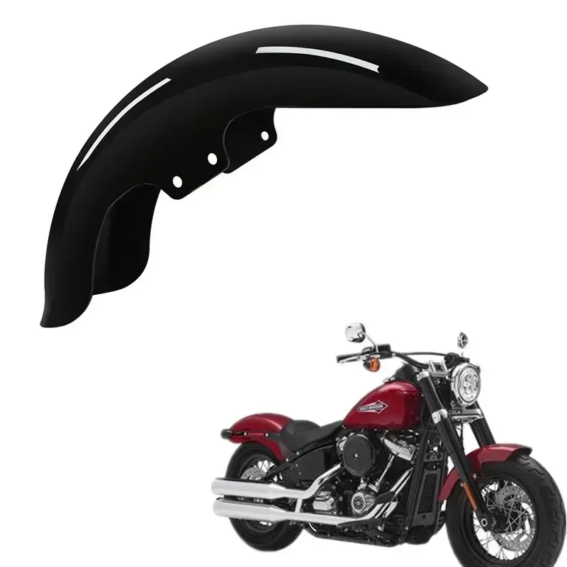 For Harley Softail Fatboy 2006-2017 Gloss Black Mudguard Splash Cover Accesorios moto Front Fender