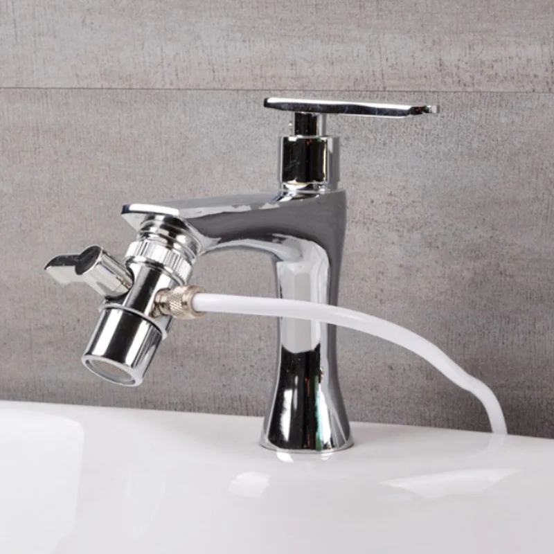 Oral Irrigator Faucet Water Flosser Jet 10 Nozzles for Family Set Oral SPA No Electric Water Flossing Pick Dental Mouth Cleaner