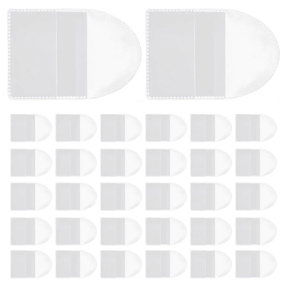 

30pcs Coin Pouch Clear Pvc Storage Bag Large Capacity Sealable Lightweight Portable Travel Organizer Holder Jewelry Earring