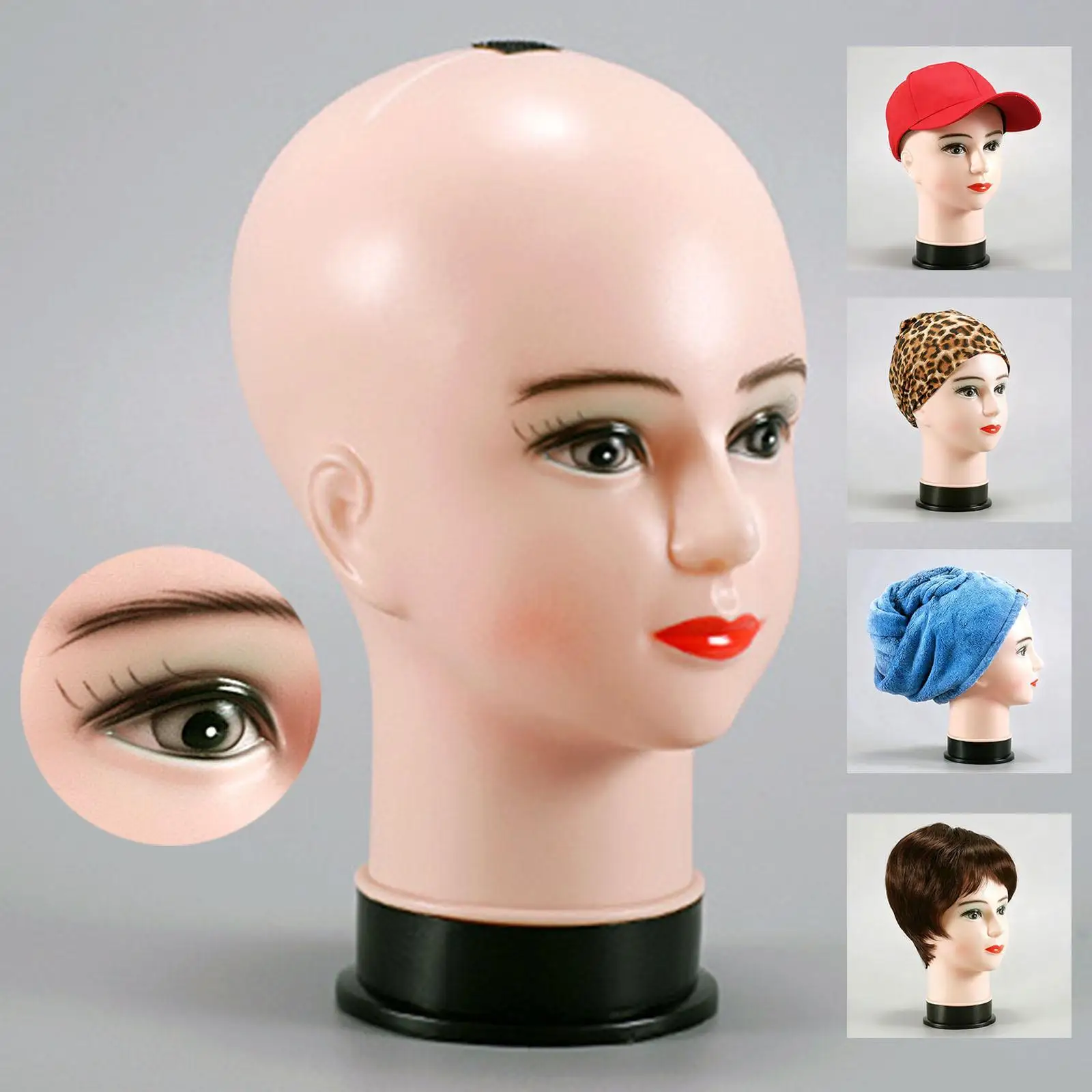 

Женская голова манекена для шляп, дисплей манекена, шиньоны для торгового центра, головные уборы для парикмахерской, витрина, реквизит