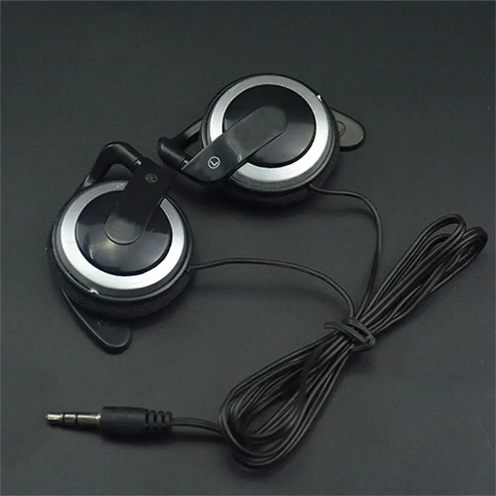 Heavy Bass Universal Music Stereo Over-ear Sport Wired Headphones Earbud Ear-hook Headphone Earphone