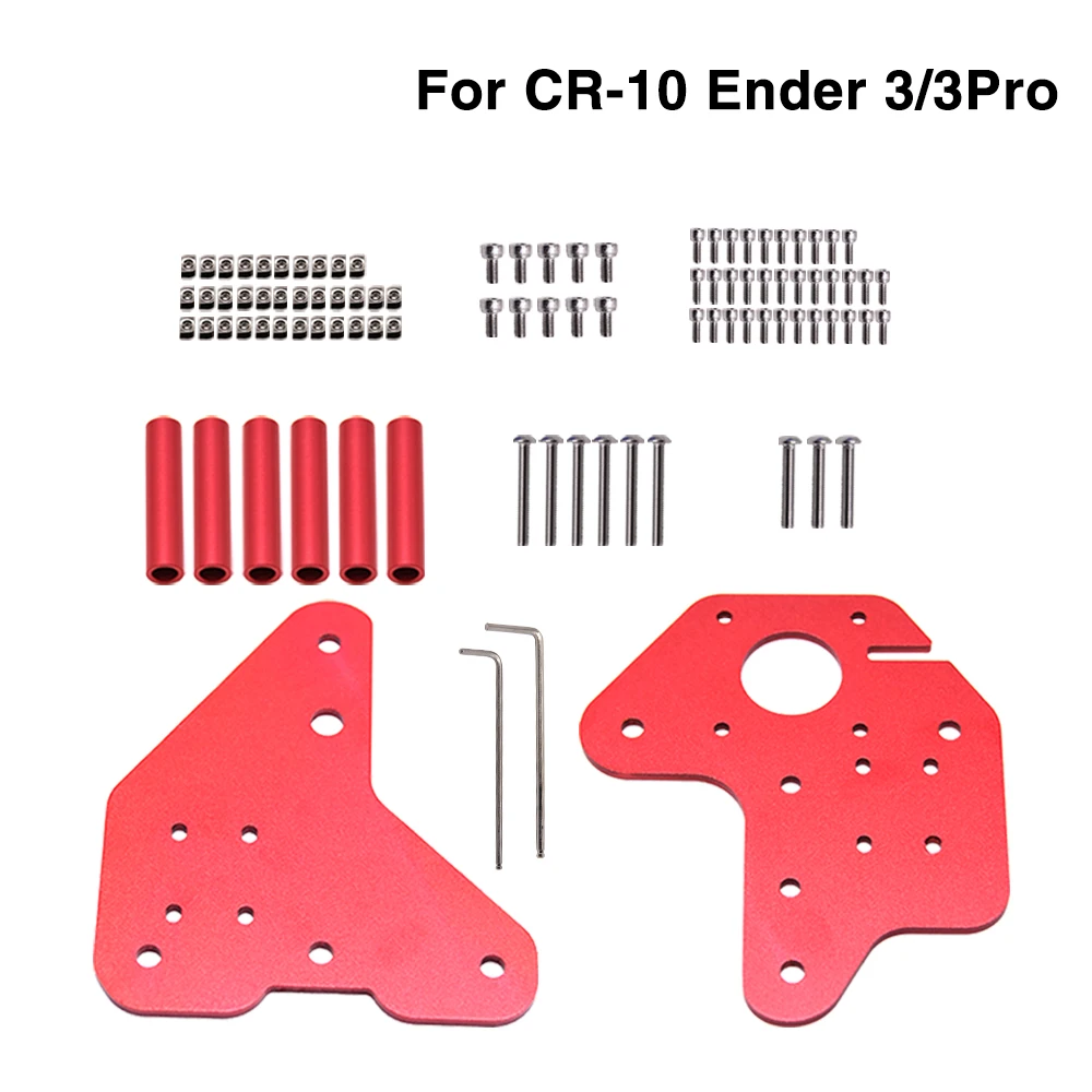 Ender-3/3S /Pro/V2 CR-10/S/S4/S5 듀얼 z축 MGN12C 선형 가이드 키트 (고정 플레이트 마운트 브래킷 포함)