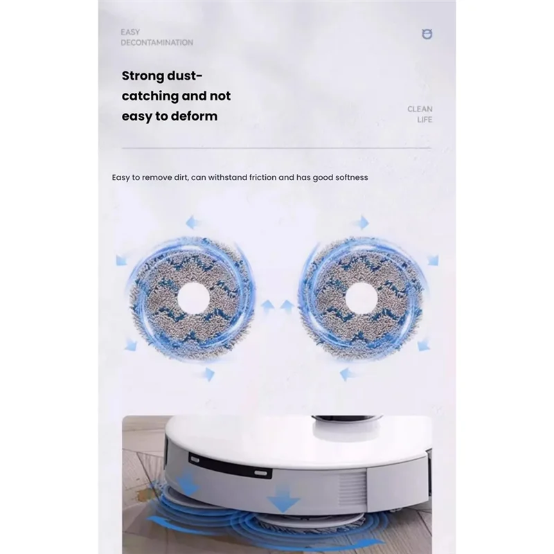 BAAM-Para Ecovacs Deebot N30 Omni/N30 Pro Omni Peças de reposição – Escova lateral principal, filtro Hepa, acessórios para aspirador de pó robô