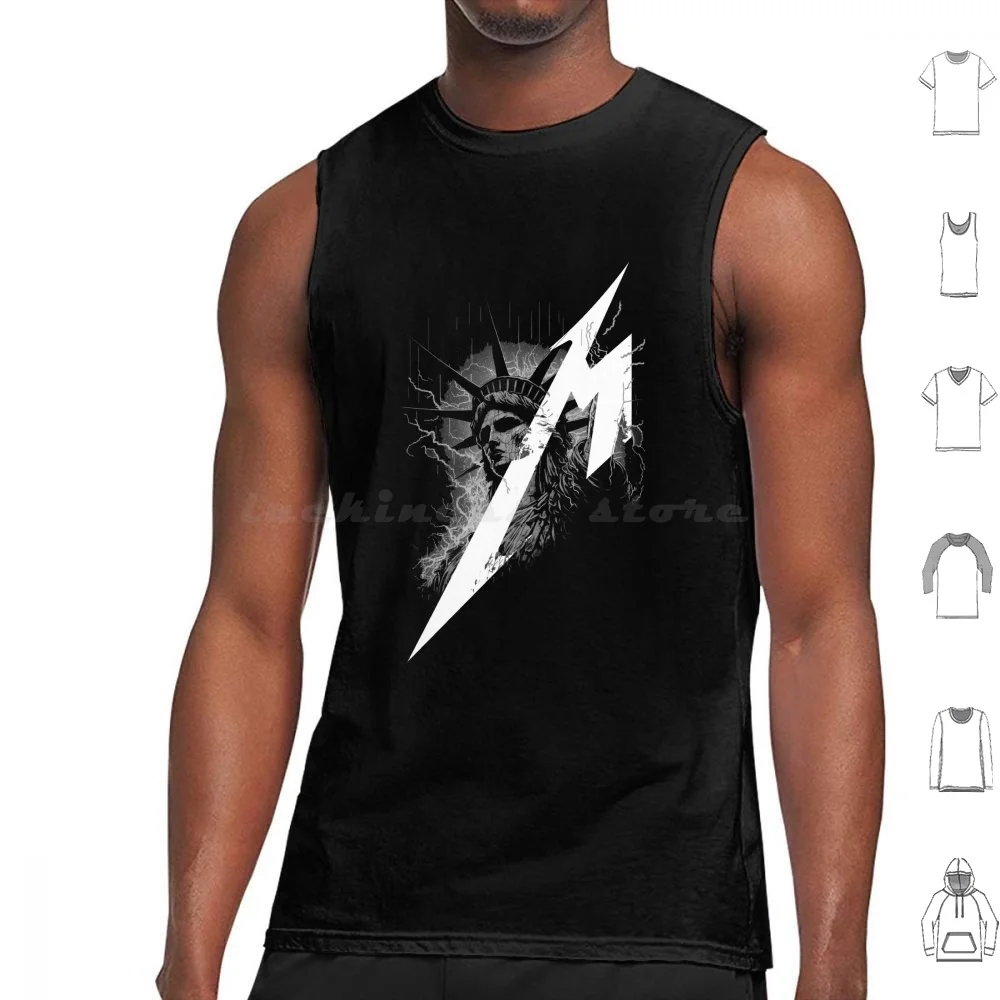 

Justice Tank Tops Print Cotton Metal Metalshirts Fanart Fanshirts Deathmetal