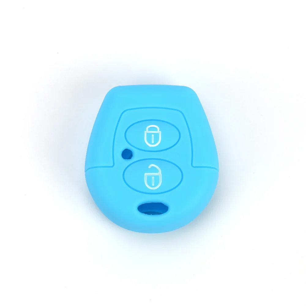 Silicone Key Car Case Protector Remote Key Cover for Volkswagen Chery 2 Button Key Bag Shell Anti-theft