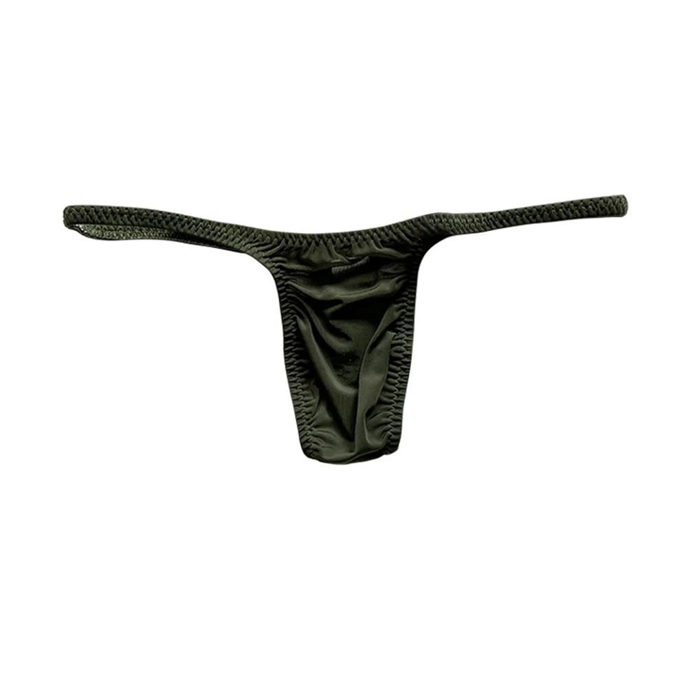 ملابس داخلية للرجال بيكيني ثونغ موجز أزياء مريحة لجميع المواسم عالية المرونة الحرير الجليد منخفضة الخصر جودة عالية