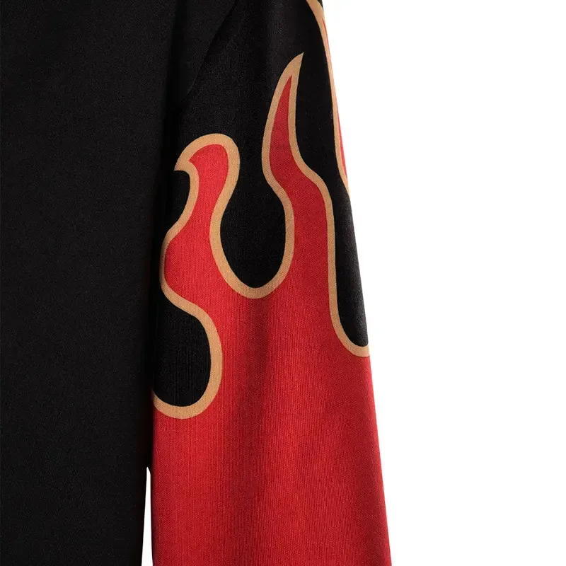 DY20Kazama Jin disfraz de Cosplay Anime Tekken línea de sangre fantasía hombres chaqueta con capucha Halloween carnaval ropa para disfraz masculino Ne