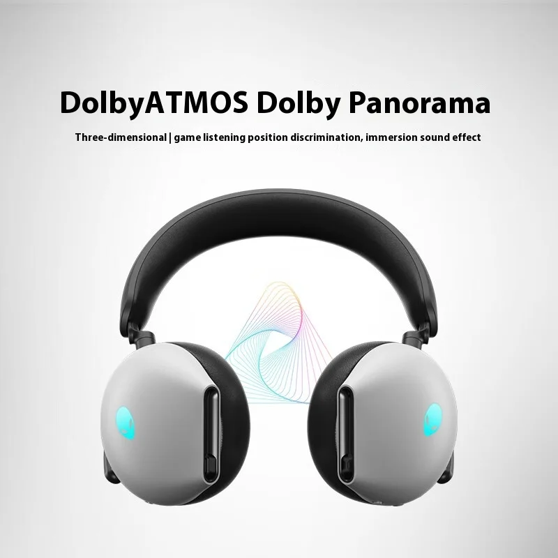 A Lienware AW920H Black/White Head Mounted Gaming and Esports Headset Made in China in Stock HEADPHONE EARPHONE
