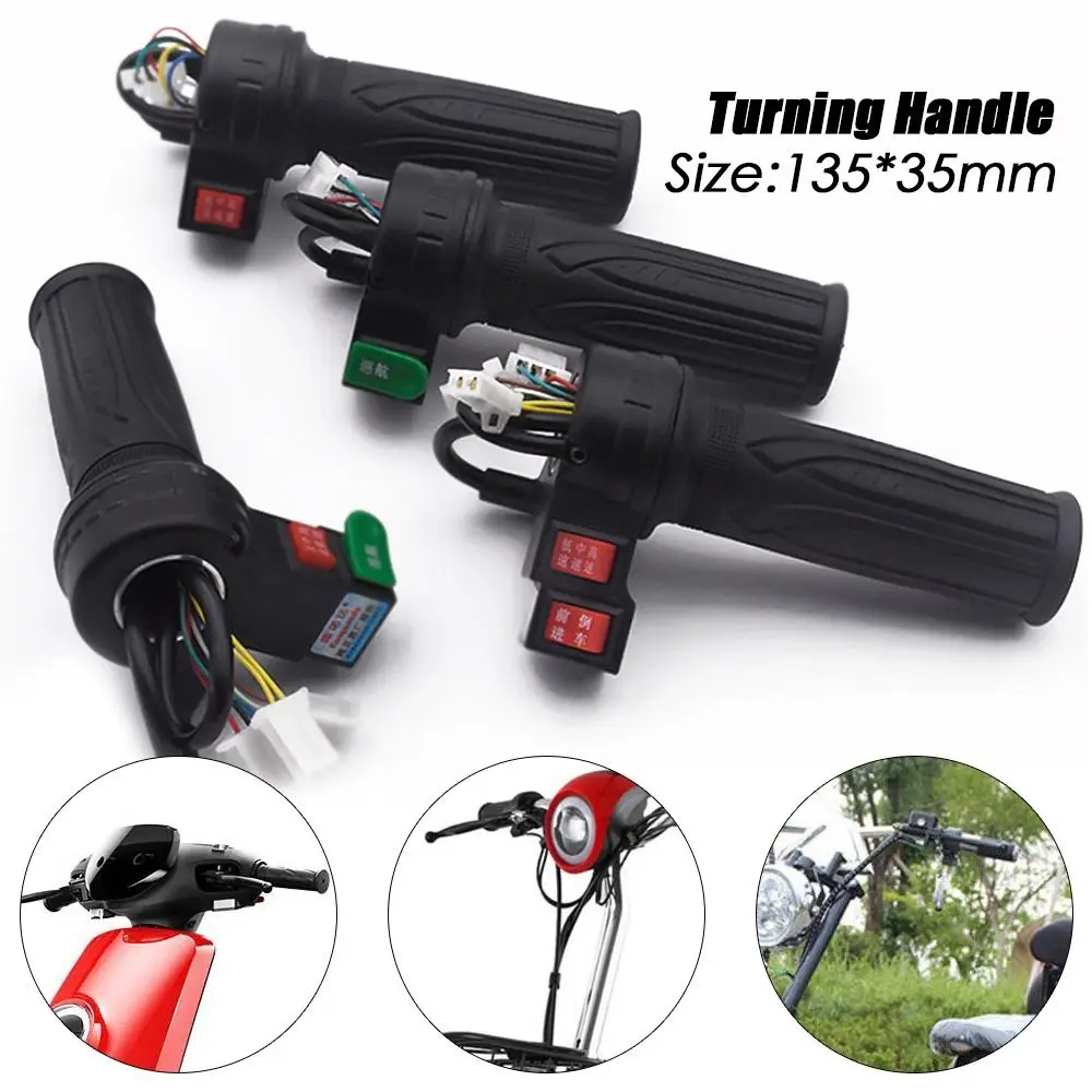 

Throttle Handle Twist Throttles E-Bike Twist Throttle Cycling Throttle Grip Speed Handlebar Throttle Electric Scooter Parts