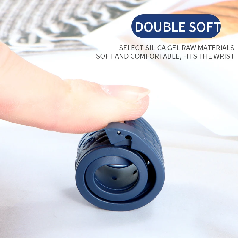 حزام ساعة منحني من السيليكون والمطاطي ، سوار للغوص ، مناسب لـ AQUA TERRA AT150 و 20 ، مناسب للرياضة من السيليكون