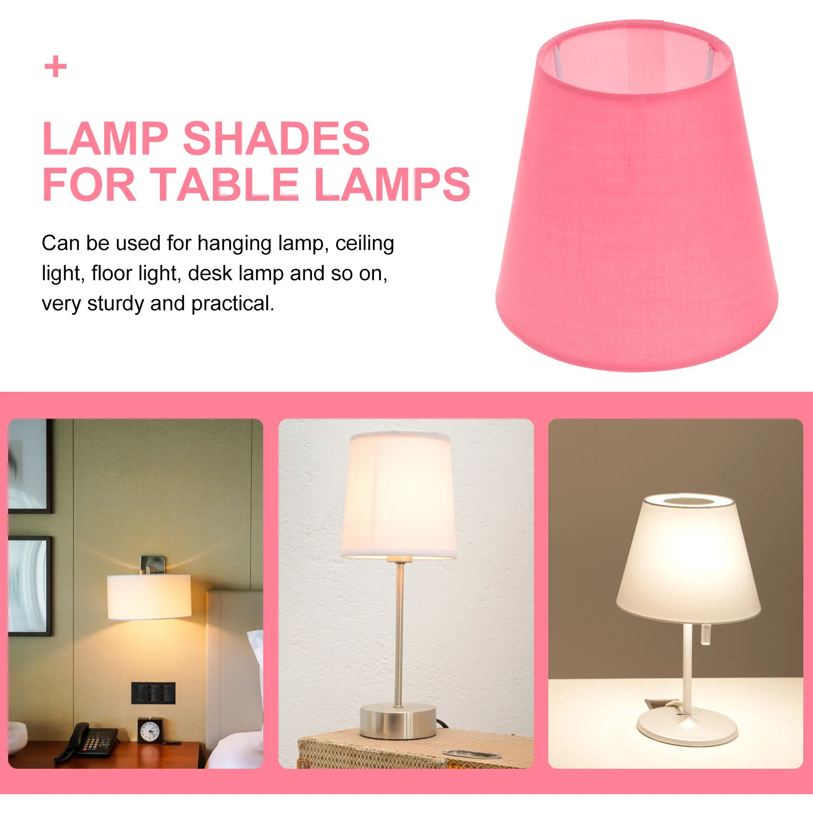 

Hanging Cover Household Fabric Lamp Shade Ceiling Lamp Cover Large Light Shade Replacement For Chandelier Floor Light Hotel Home