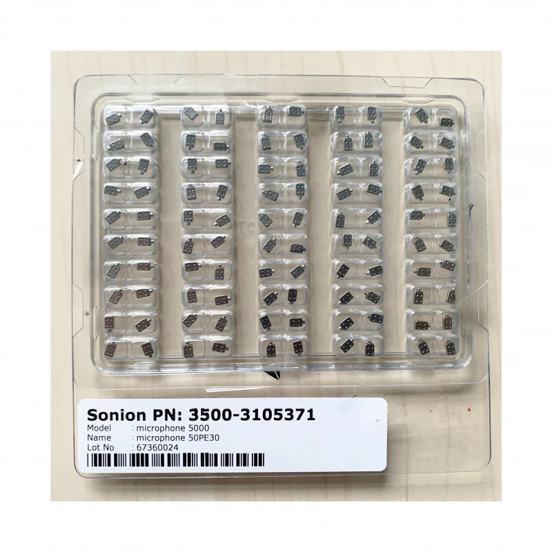 

Микрофон Sonion 50PE30 для слуховых аппаратов CIC/IIC, 2 шт.