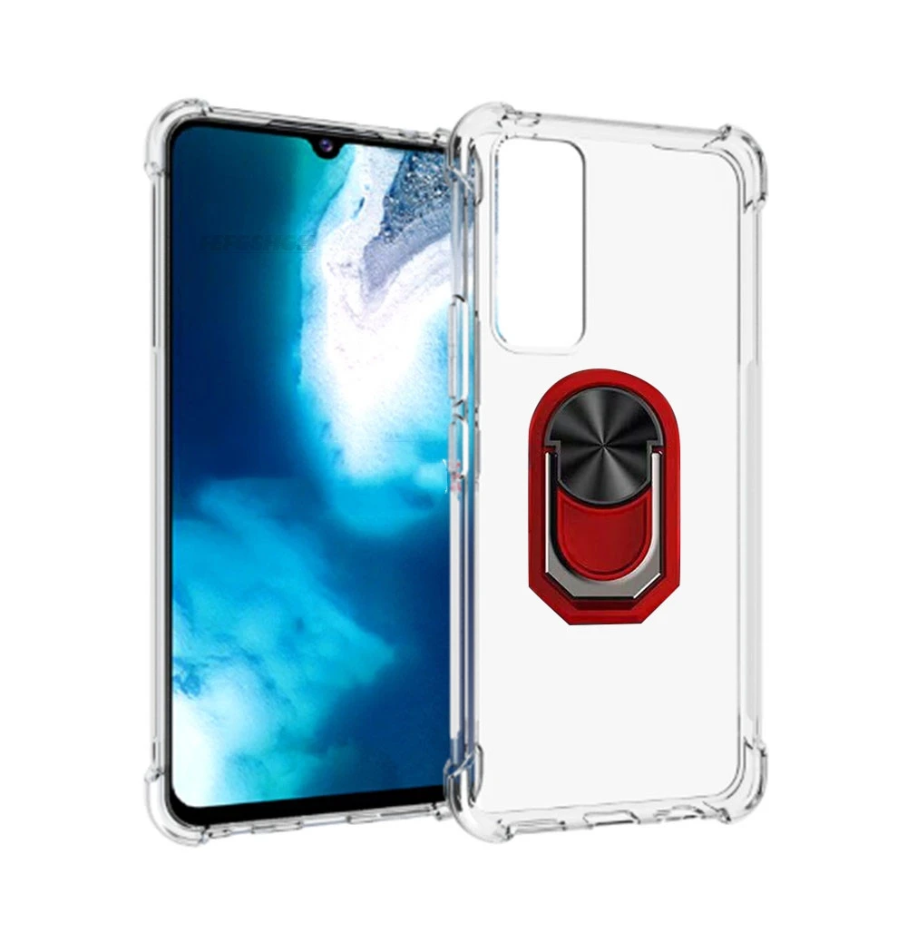 Чехол из мягкого силикона TPU с кольцом-держателем для Vivo V20 SE 6.44 дюйма, совместим с V20SE, V2025, V2024, V2023, V2022